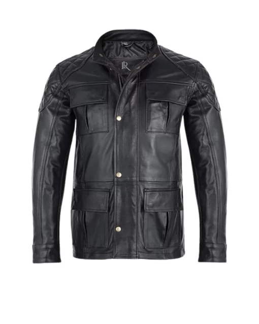 Black Leather Jacket For Men