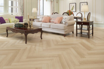 Timber parquet flooring