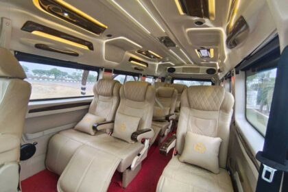 Inside Tempo Traveller