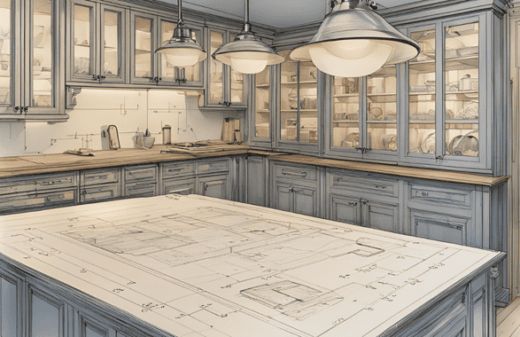 Cabinet shop drawings