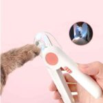 Pet Nail Scissors LED Cat Nail Clipper Trimmer