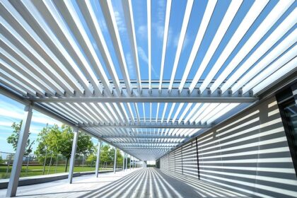 louvered roof system