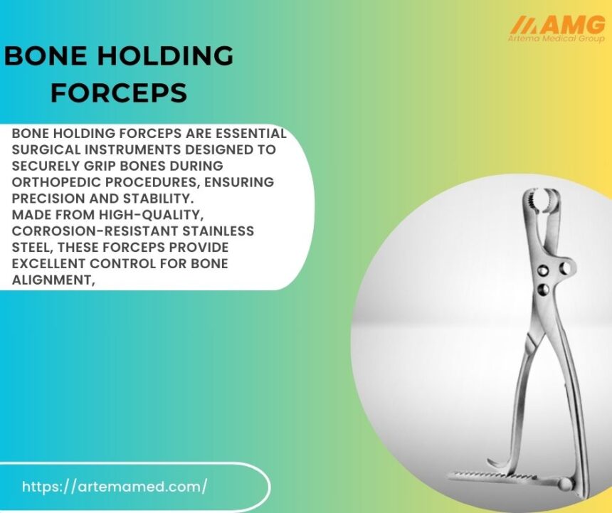 Bone holding forceps