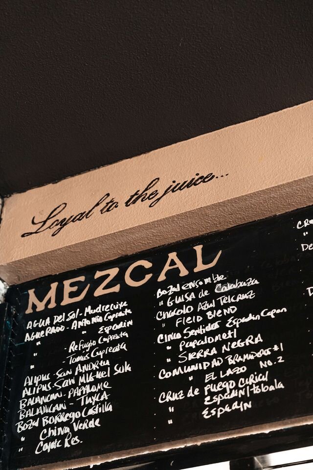 Mezcal Menu Denver