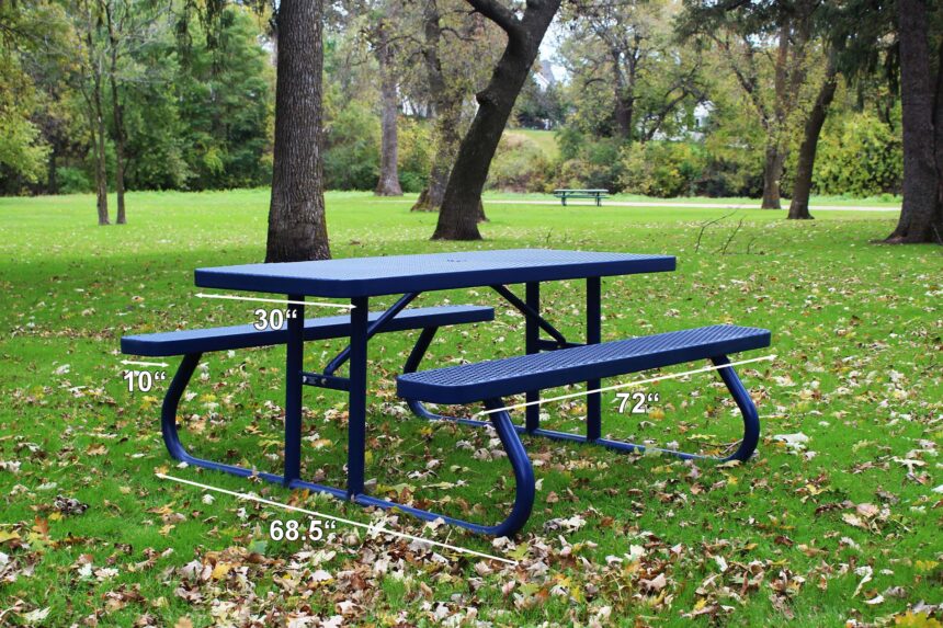 Standard Picnic Table Size