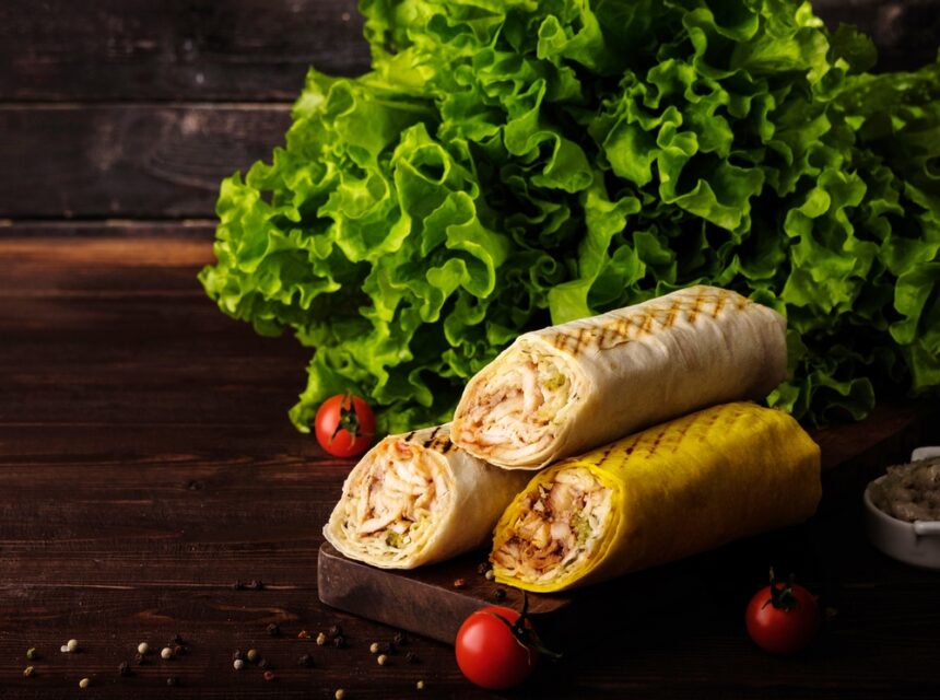 order a grilled chicken wrap now