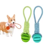 Hemp Rope Rubber Treat Ball