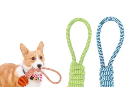 Hemp Rope Rubber Treat Ball