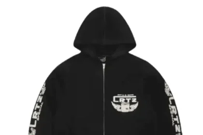 Corteiz Gasolina Double Zip Hoodie Black