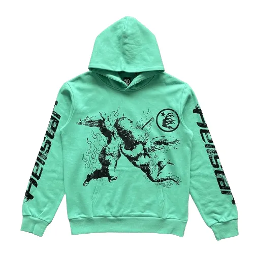 Green Hellstar Path to Paradise Hoodie