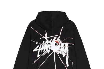 STUSSY SHATTERED ZIP HOODIE