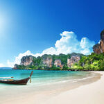 Railay beach in Krabi Thailand