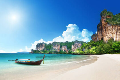 Railay beach in Krabi Thailand