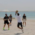 beach volleyball training in Dubai