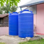 water tank installation