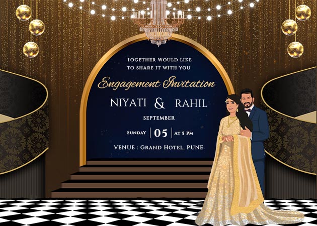 Engagement Invite Cards