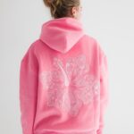 Hawaii Hibiscus Hoodie in Sonic Pinks