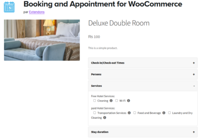 booking for woocommerce