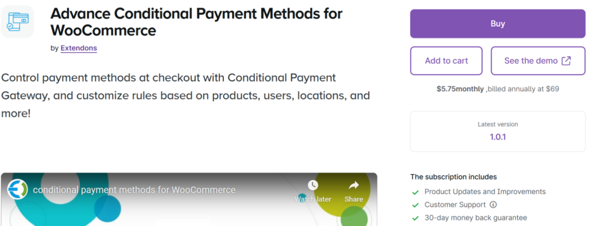 woocommerce conditional payment gateways